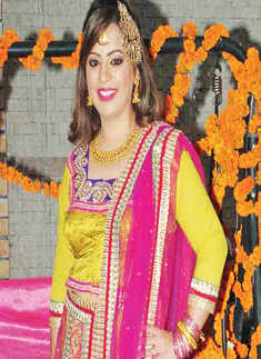 Anshna's sangeet ceremony