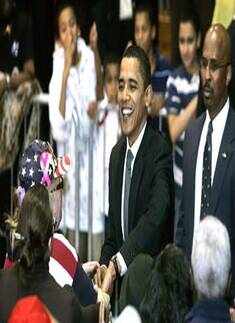 Barack Obama campaigns