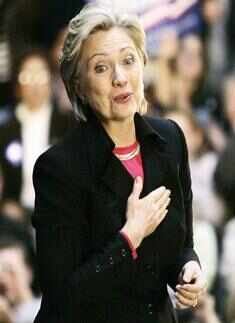 Hillary's post-debate rally