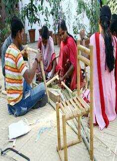 Bamboo workshop at NID