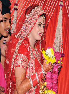 Akshay, Rasneek's wedding reception