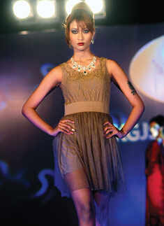 Fashion show at an awards night