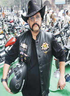 Bikers get-together at The California Boulevard