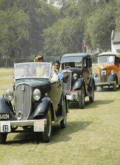 Vintage car rally