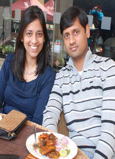 Brunch with friends at Lalit Ashok