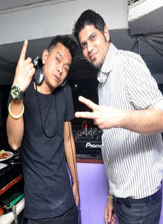 Revellers party at Shimmers