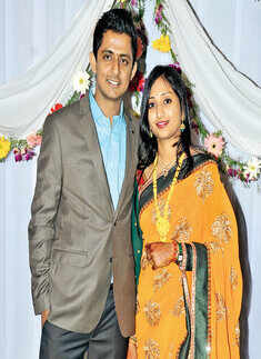 Singer Dinker & Jhansi's reception