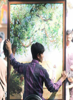 Exhibition at Chitra Santhe