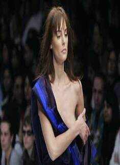 Dress distress on ramp