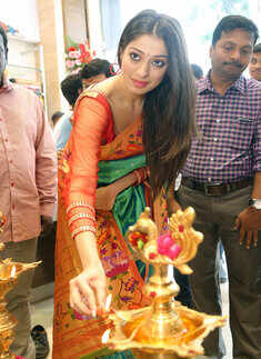 Lakshmi Rai at a new store launch