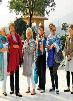 Marigold team @ Jal Mahal