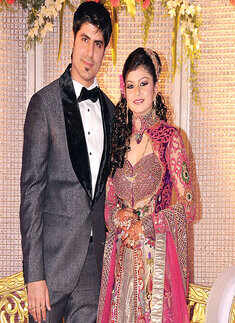Rohit, Simran Ramchandani's wedding party