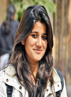 Sonali Kulkarni at a Marathi play