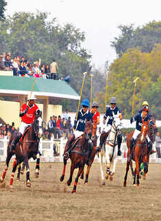 Exhibition polo match