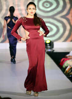 Wedding-inspired fashion show