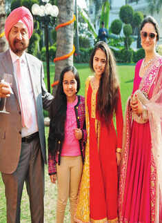 MS Sahni hosts a get together