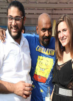 Pool party at Royal Orchid