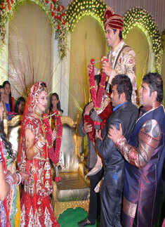 Ankit, Richa Arora's wedding reception