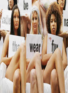 Launch of anti-fur campaign