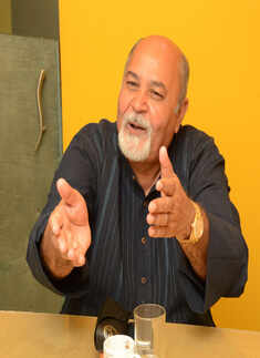 Sangram Singh in a school