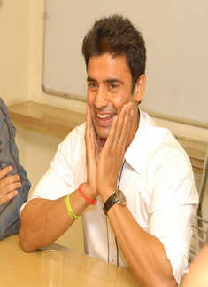 Sangram Singh in a school