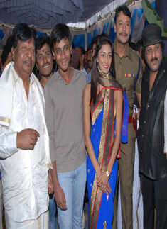 Ravichandran attends launch of Darshan's Airavata in Bangalore