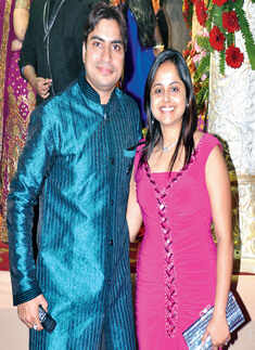 Akash Gaurav, Shubhkriti wedding party