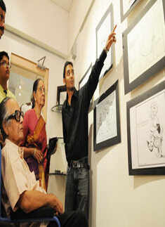 Cartoon exhib.