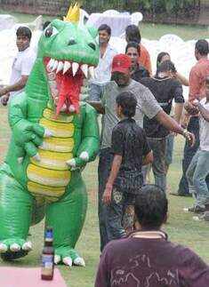 Rain dance at Elyssium club