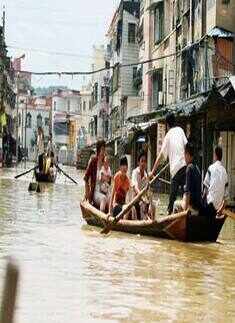 Rains devastate China
