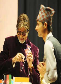Amitabh Bachchan at Symbiosis Lavale