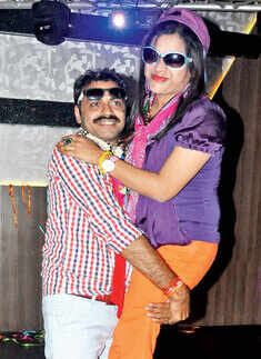 Tapori themed party at a local club in Kanpur