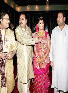 Swarup and Swati Mitra's wedding reception