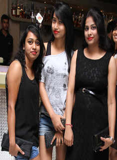 Dancing to B'wood tunes at Bling