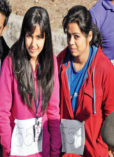 Backward walk organised by an institute in Indore