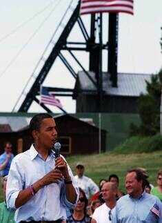 Obama at I'day parade