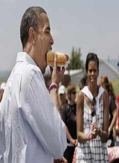 Obama at I'day parade