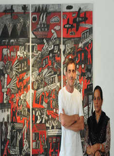 Painting exhibition in Durbar Hall art gallery