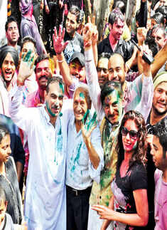 Holi celebrations