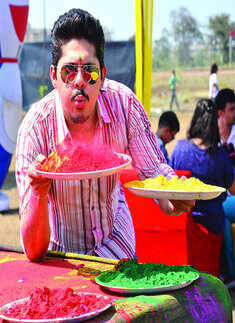 Holi Milan organised by Rotary Club
