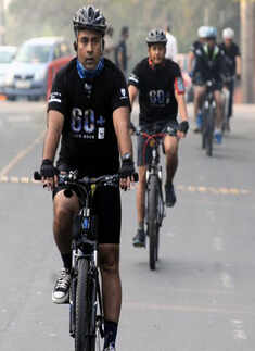 Rannvijay Singh @ Cyclothon
