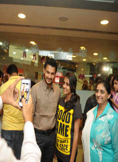 Adinath interacts with fans