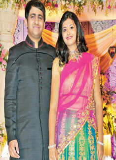 Eknath and Pragya&rsquo;s wedding reception