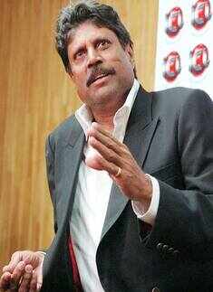 Kapil Dev with ICL team