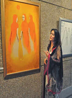 Kajal Nalwa's art exhibition