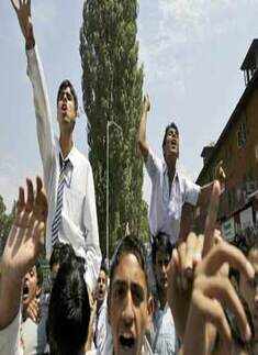 Protest in Srinagar