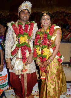 Anil and Keerthi's wedding ceremony