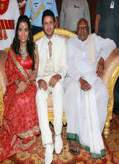 Raja & Amritha's wedding reception