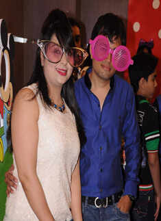 Anand and Meher Ahuja's son's b'day party