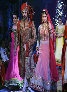 Prachi, Bidita walk the ramp
